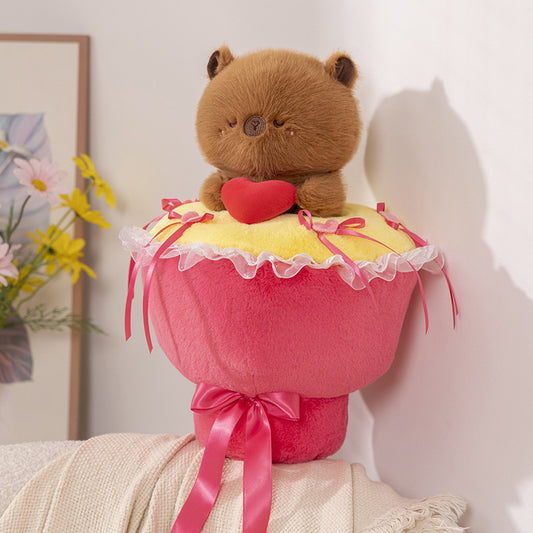 Cute Capybara Panda Plush Bouquet