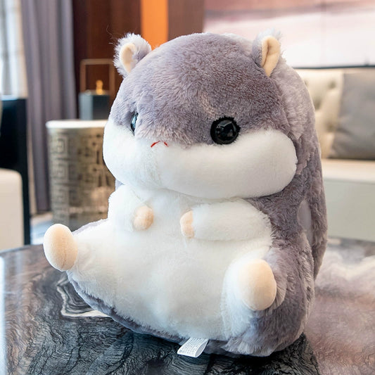 Cute Hamster Plushies with Built-In Hand Warmer and Blanket