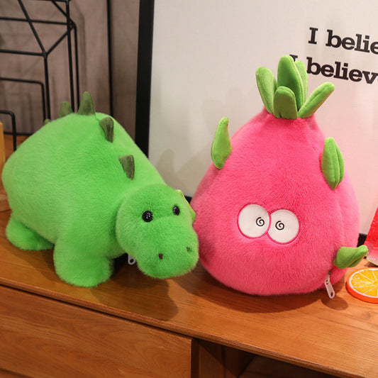 Reversible Dragonfruit To Dinosaur Plushie