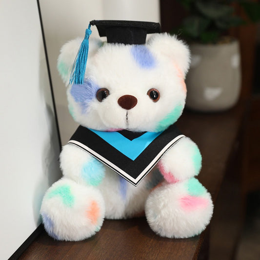 Cute Colorful Teddy Bears Graduation Plushies