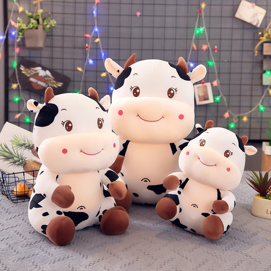 Cute Chubby Cow Plushies Stuffed Animal Soft Toy