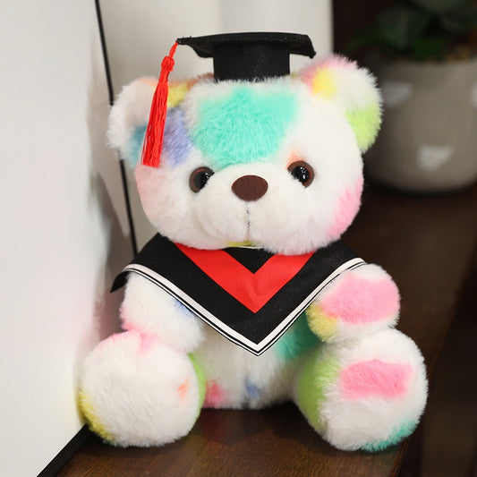 Cute Colorful Teddy Bears Graduation Plushies