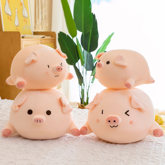 Cute Chubby Pink Pig Plushies