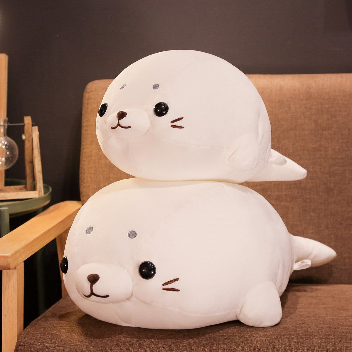 Seal | Plushies | Plushie | Plushy | Plushie | Stuffed Animals | Cute | Soft | Pillow | Kawaii | White | Plush