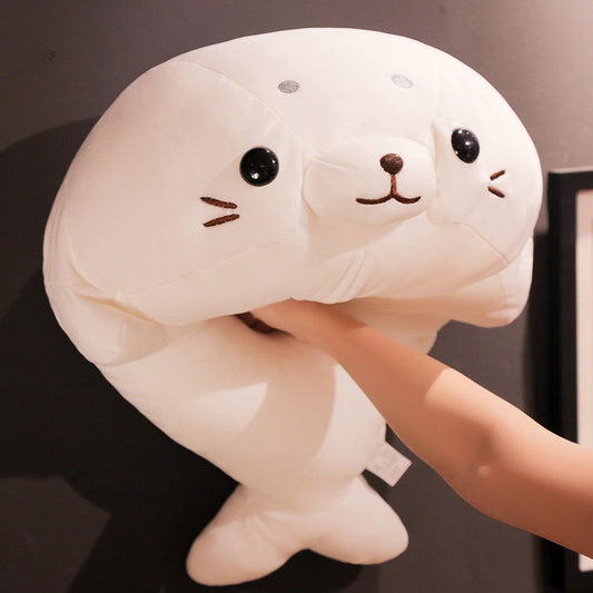 Seal | Plushies | Plushie | Plushy | Plushie | Stuffed Animals | Cute | Soft | Pillow | Kawaii | White | Plush